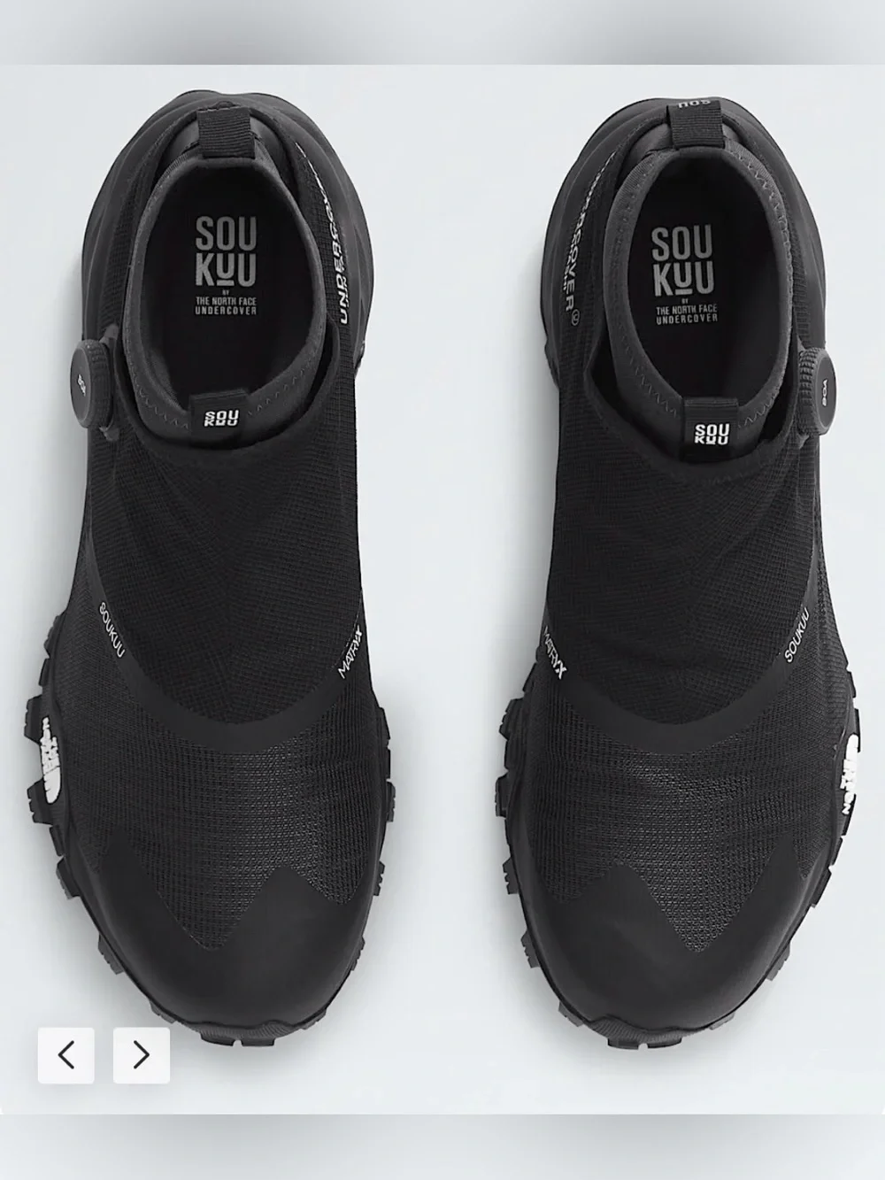 TNF x Undercover collab Black BOA Trail Sneaker